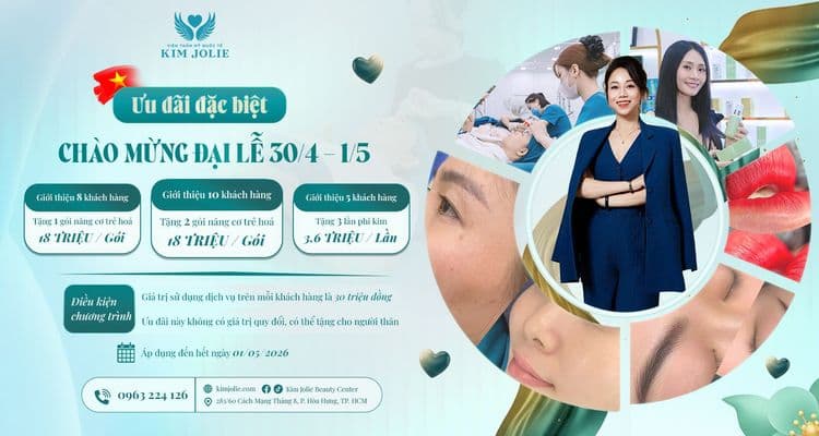 KIM JOLIE RA MẮT CHƯƠNG TRÌNH ƯU ĐÃI ĐẶC BIỆT MỪNG ĐẠI LỄ 30/4 – 1/5 NĂM 2026